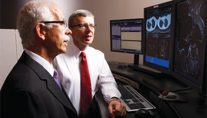 Doctor Detecting Lung Cancer