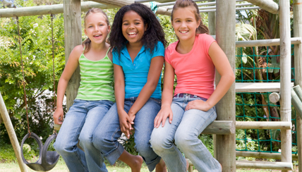 Children sitting together