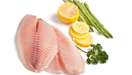 Tilapia with Asparagus & Lemon