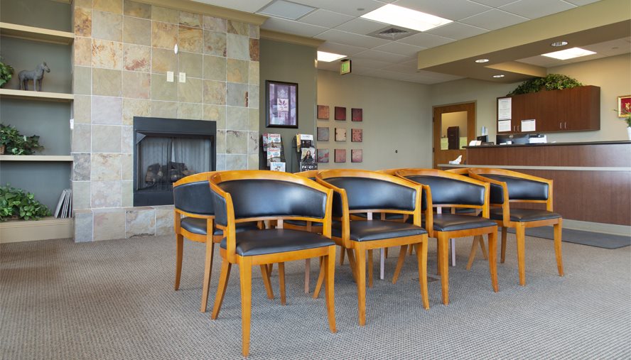 Lobby of cancer center