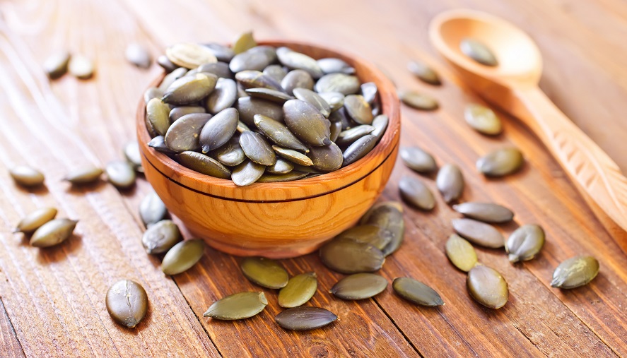 sunflower seeds in a bowl