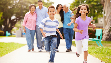 family running