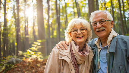 Living with COPD - Elderly couple