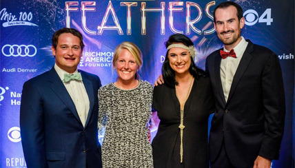 Event Co-Chairs (left to right): Brad & Kelsey Morse and Margery & Mike Gavin