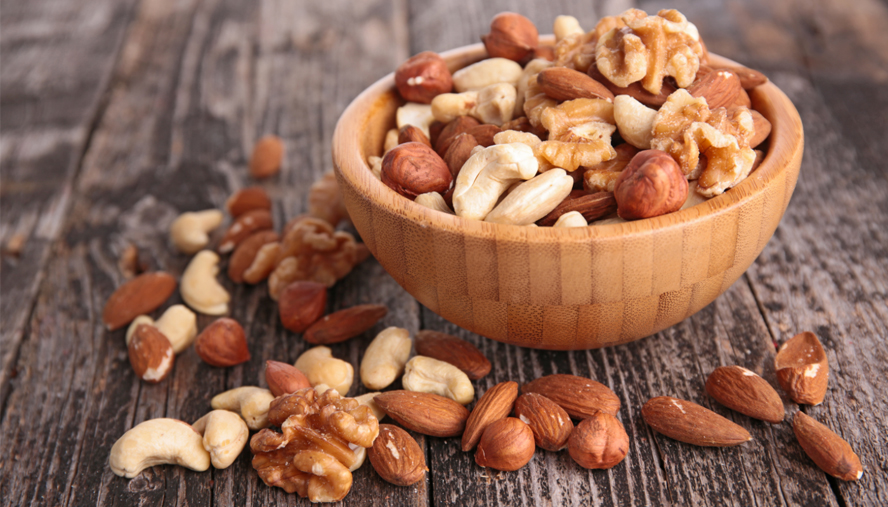 Bowl of mixed nuts