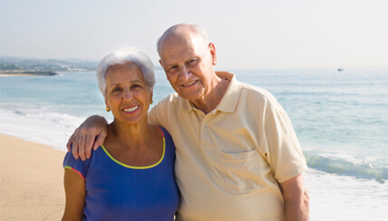 couple at the beach