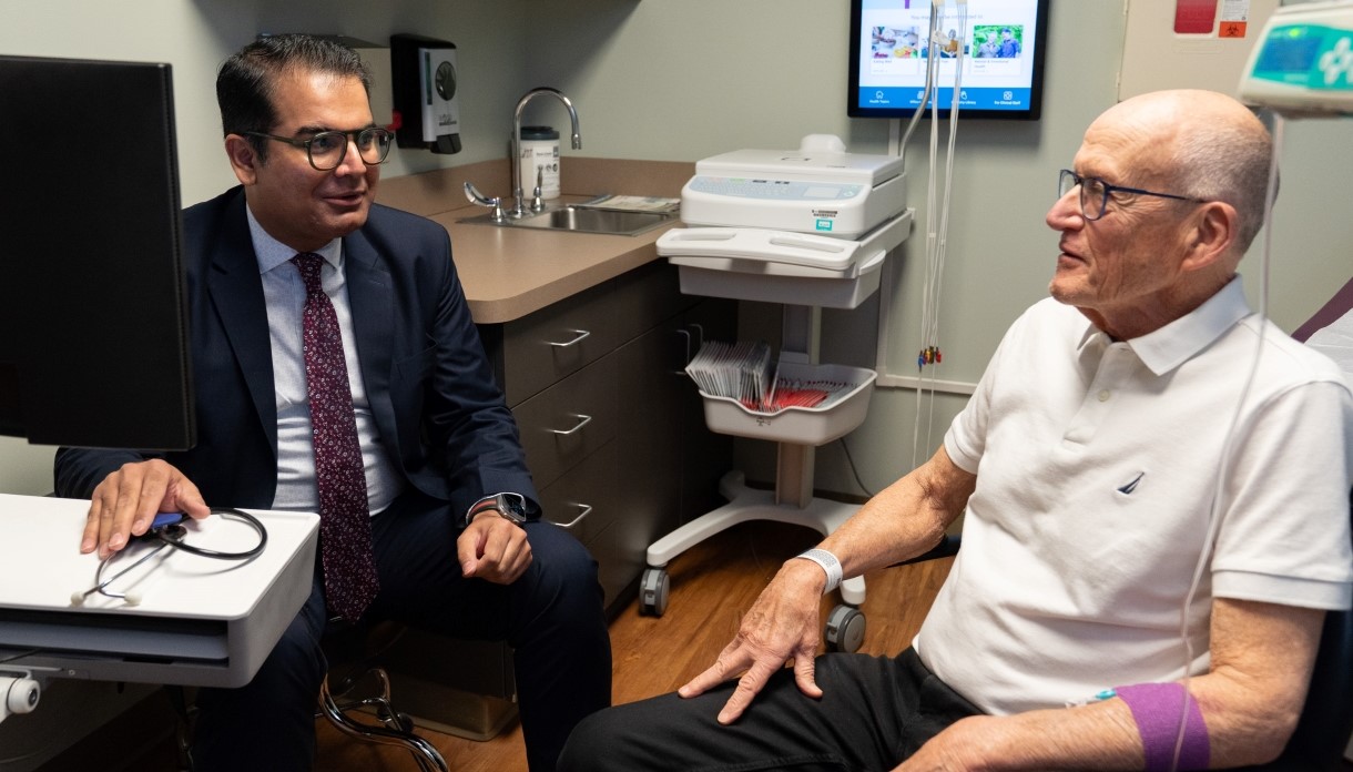Doctor consulting patient