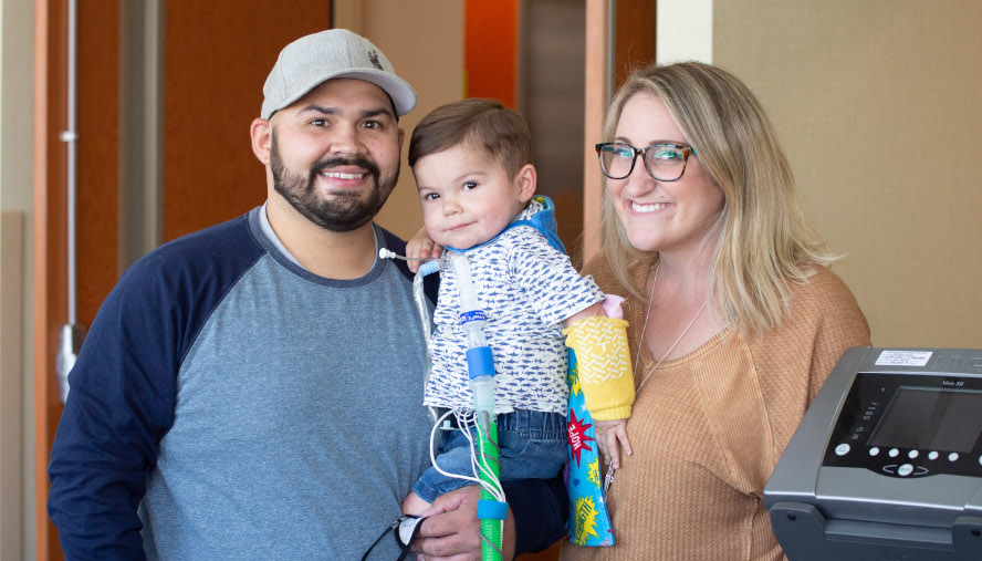 Asher and his family