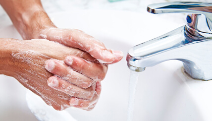 hand washing